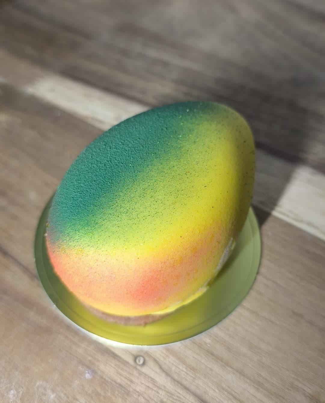 Mono deser w kształcie mango — musowy deser porcjowy Cake Time Cieszyn