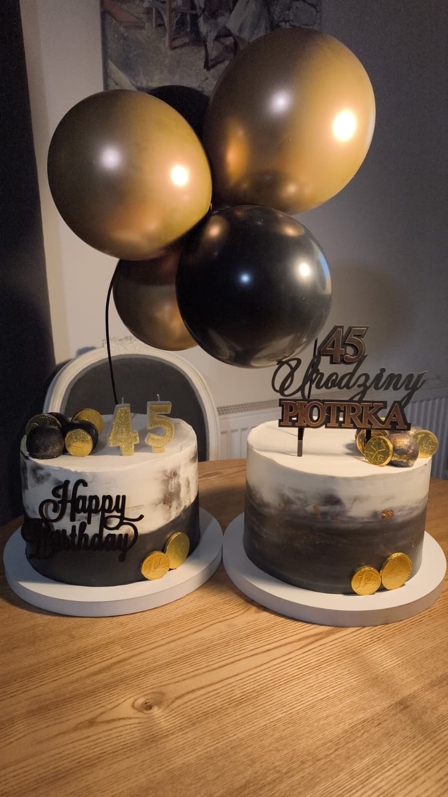 Tort urodzinowy na 45 lat Piotrka — Cake Time Cieszyn