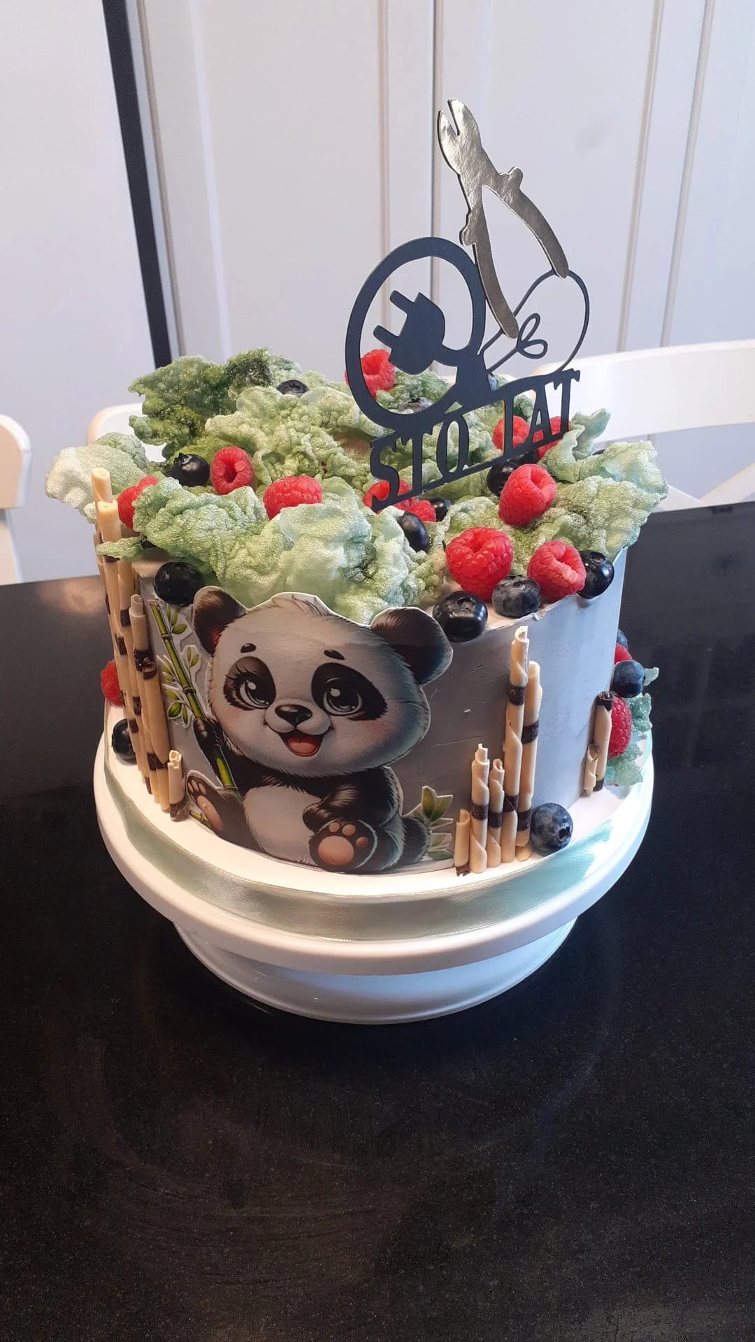 Tort urodzinowy z motywem pandy dla dzieci — Cieszyn