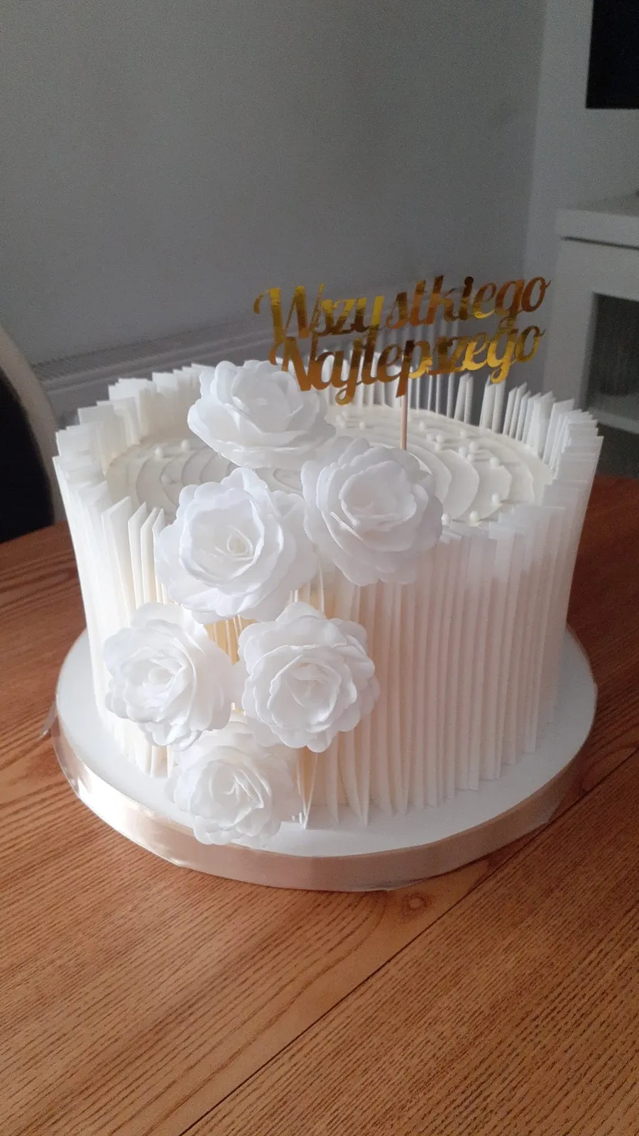 Tort weselny z różami — Cake Time Cieszyn